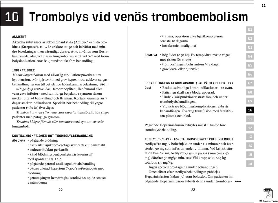 Bakjourskontakt före behandling.