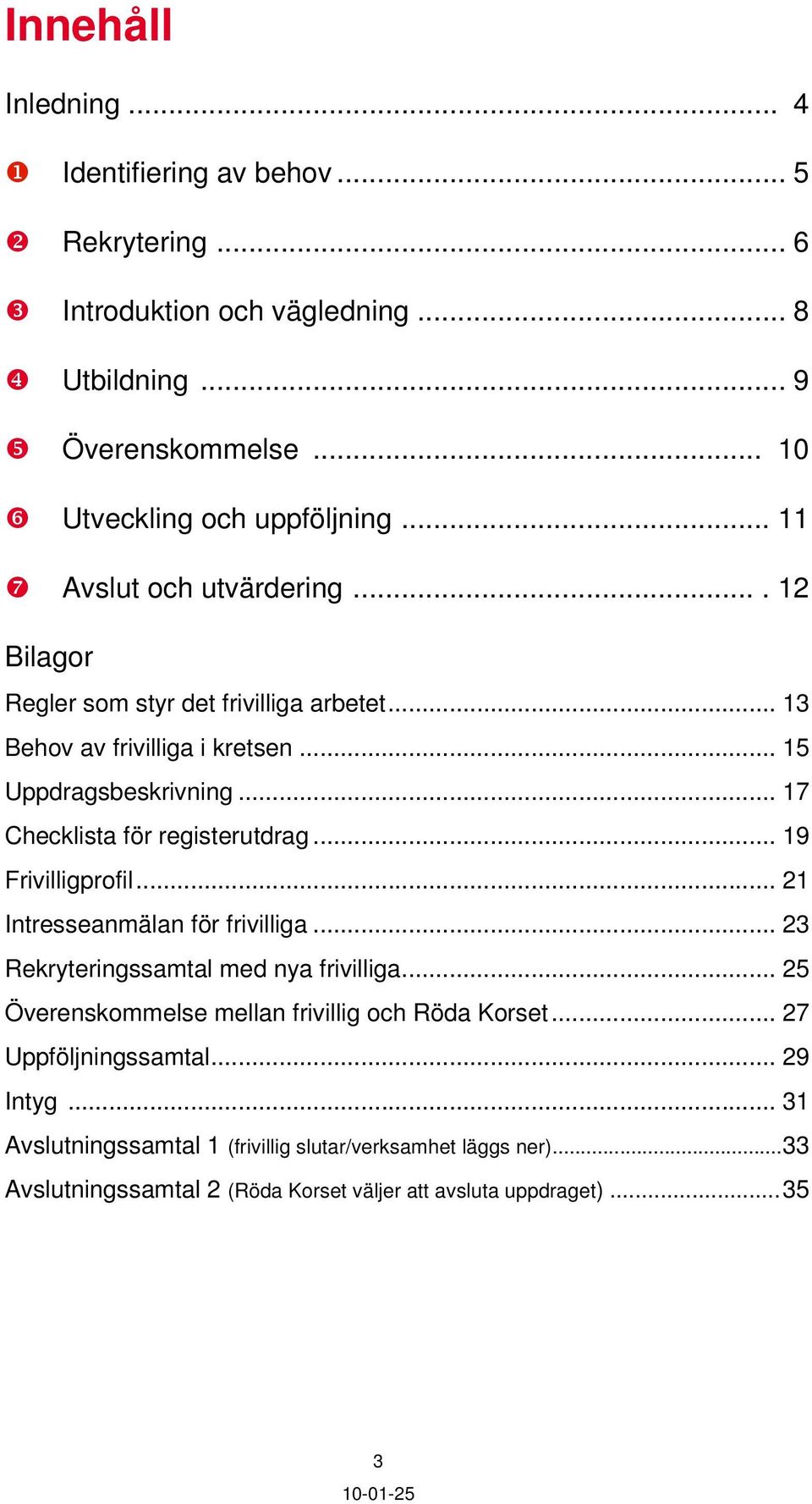 .. 15 Uppdragsbeskrivning... 17 Checklista för registerutdrag... 19 Frivilligprofil... 21 Intresseanmälan för frivilliga... 23 Rekryteringssamtal med nya frivilliga.