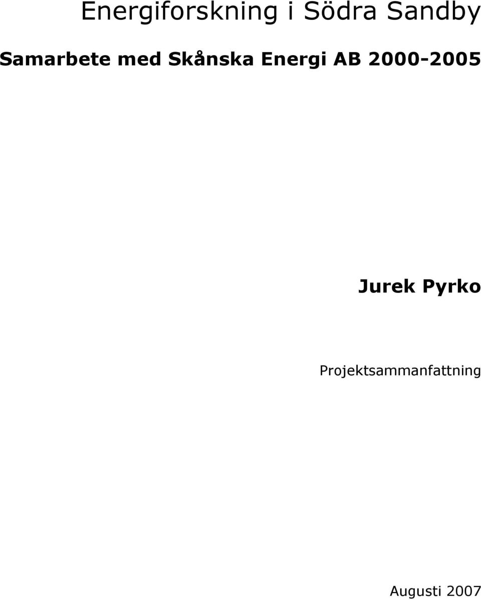 AB 2000-2005 Jurek Pyrko