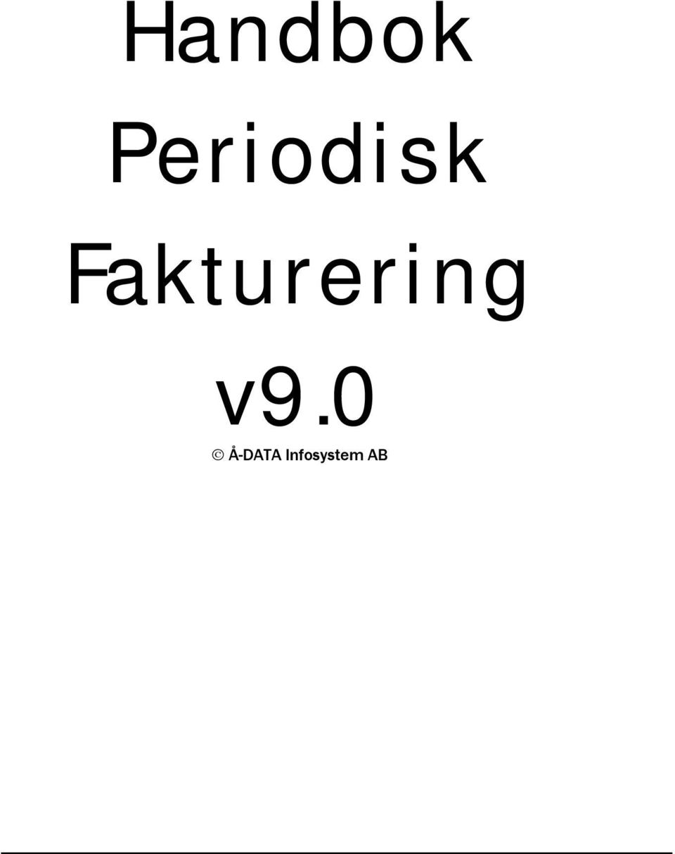 Fakturering