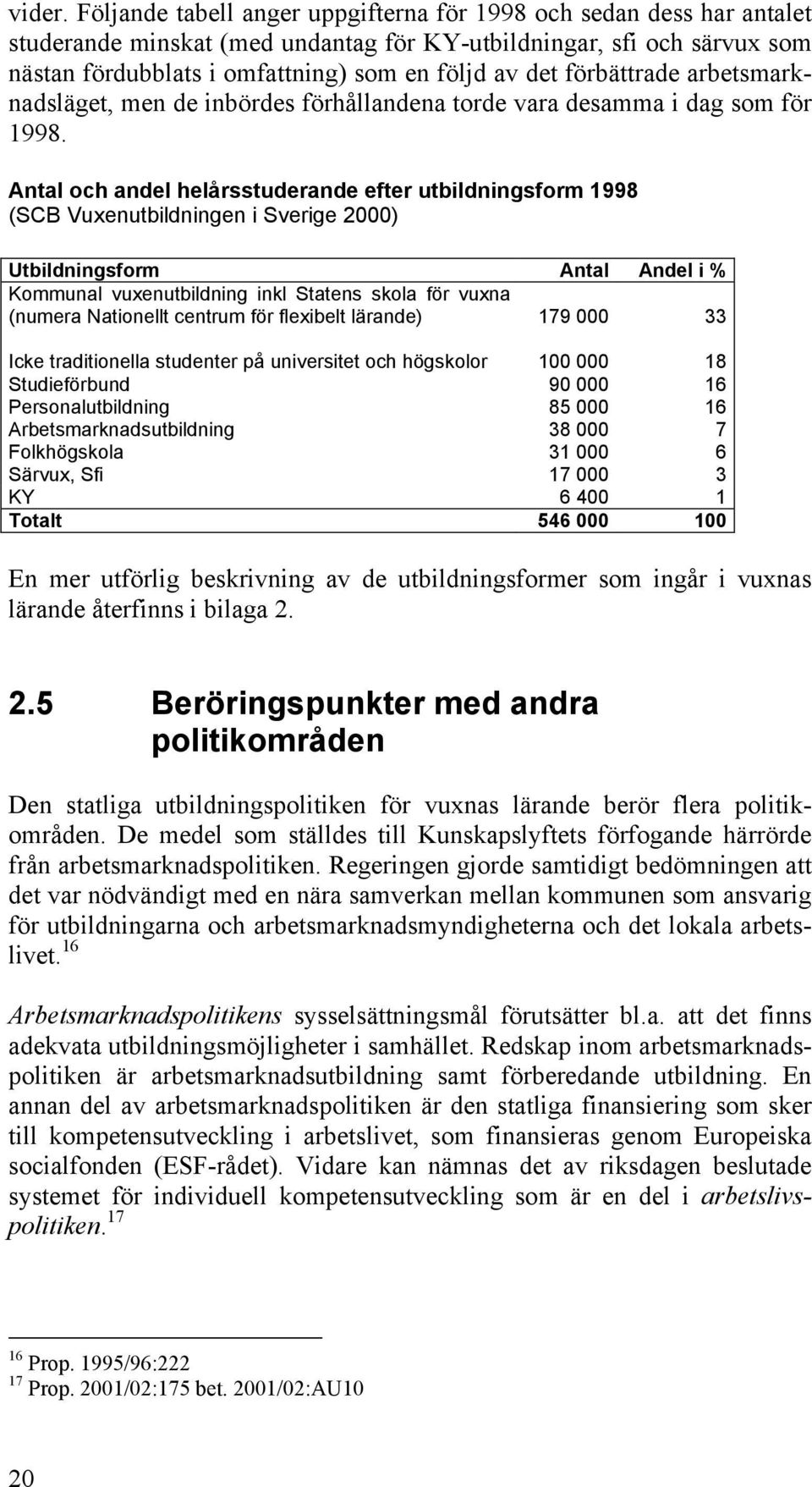 förbättrade arbetsmarknadsläget, men de inbördes förhållandena torde vara desamma i dag som för 1998.