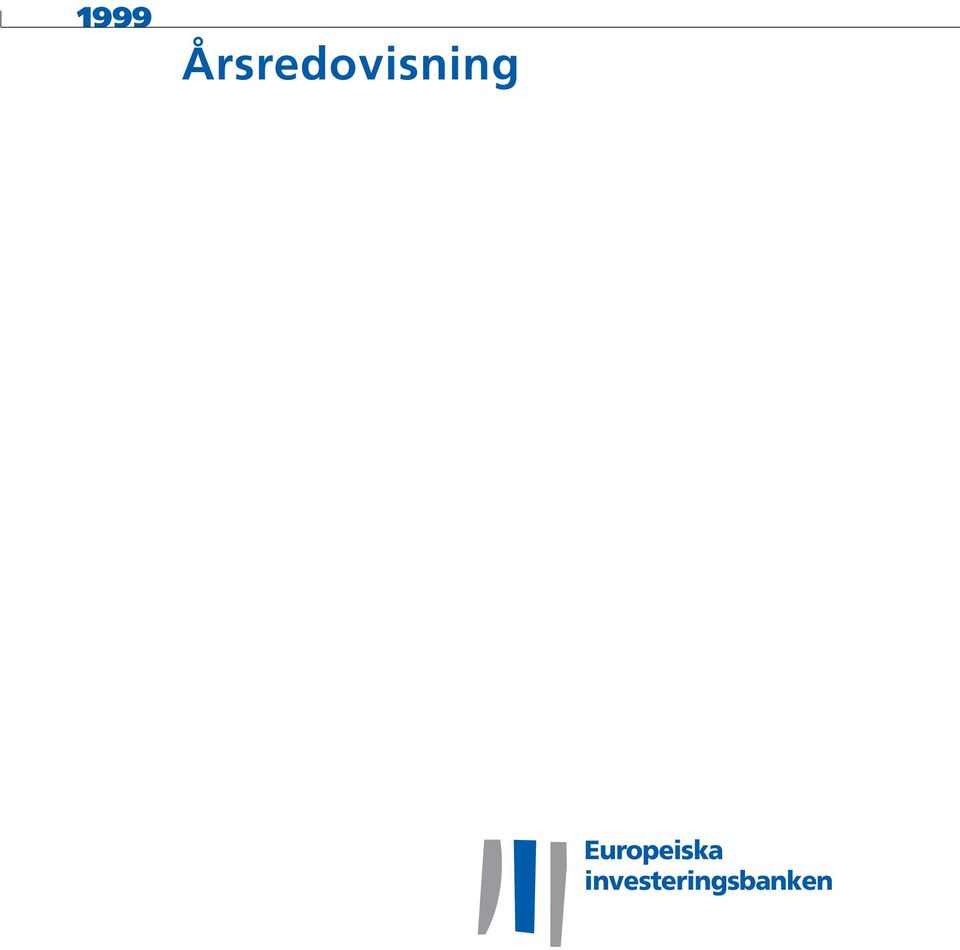 1999 Årsredovisning