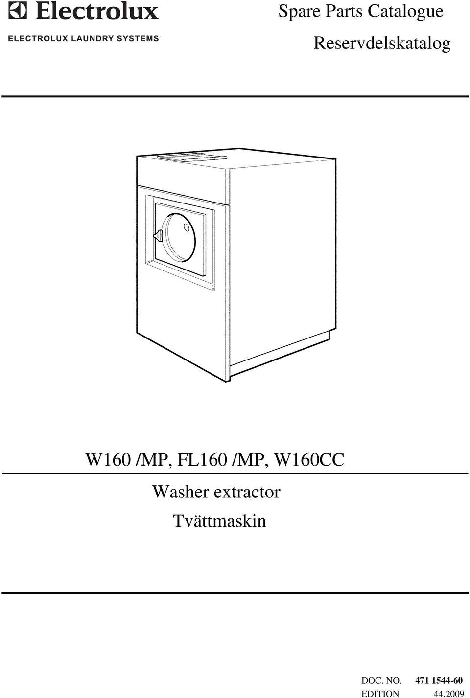 /MP, W160CC Washer extractor