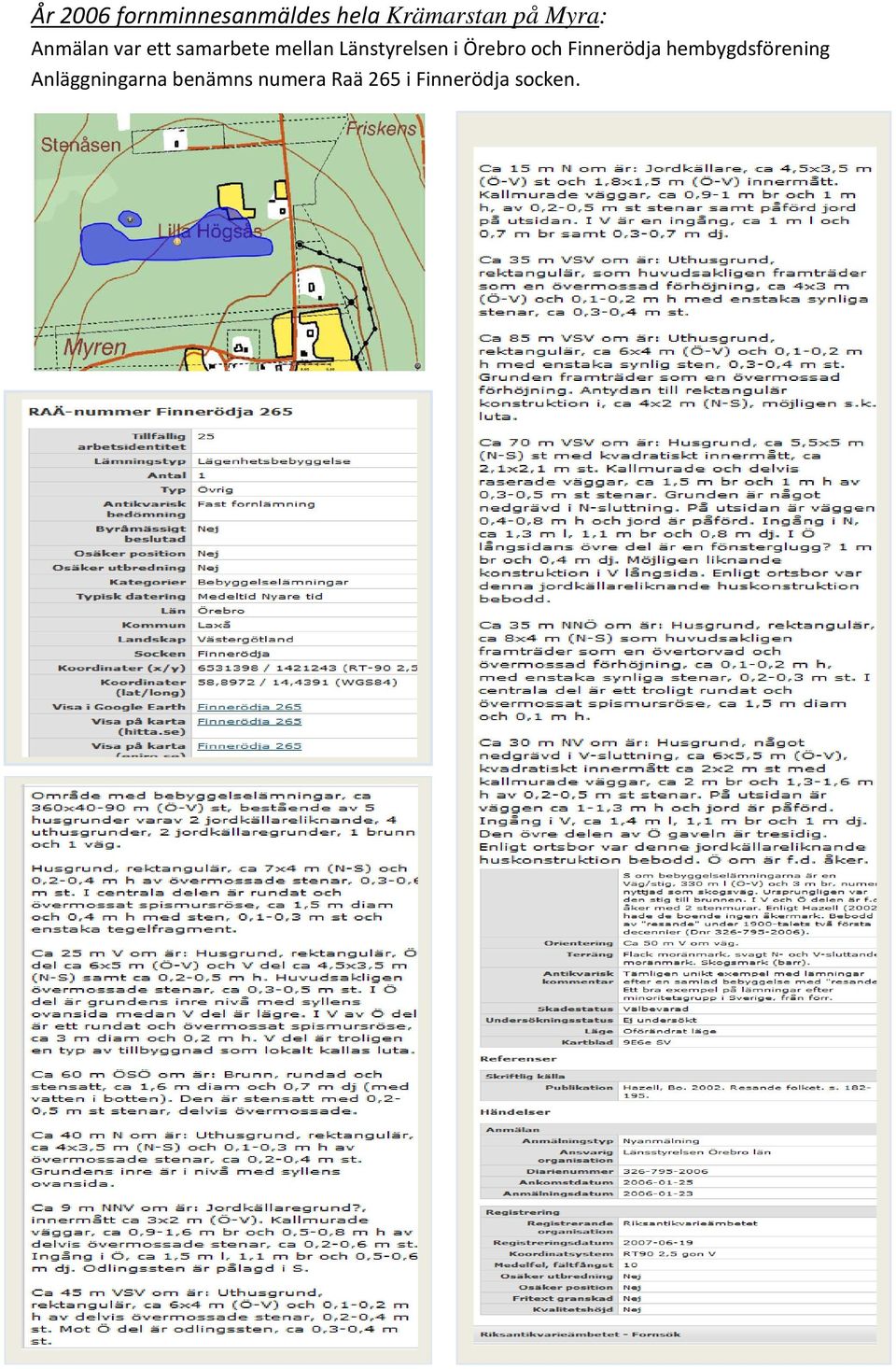 Länstyrelsen i Örebro och Finnerödja