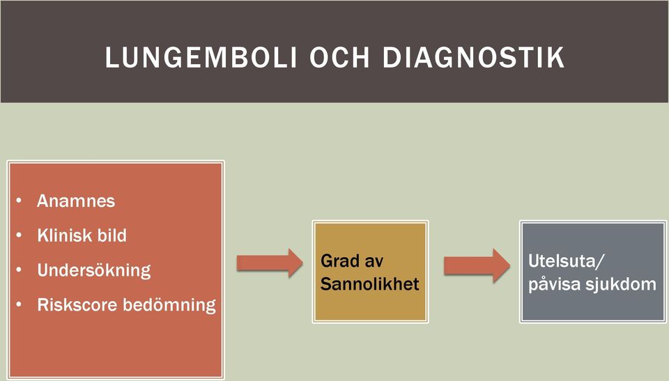 Undersökning Riskscore