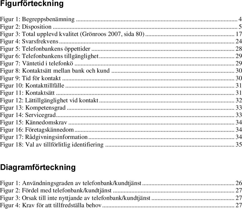 .. 31 Figur 11: Kontaktsätt... 31 Figur 12: Lättillgänglighet vid kontakt... 32 Figur 13: Kompetensgrad... 33 Figur 14: Servicegrad... 33 Figur 15: Kännedomskrav... 34 Figur 16: Företagskännedom.