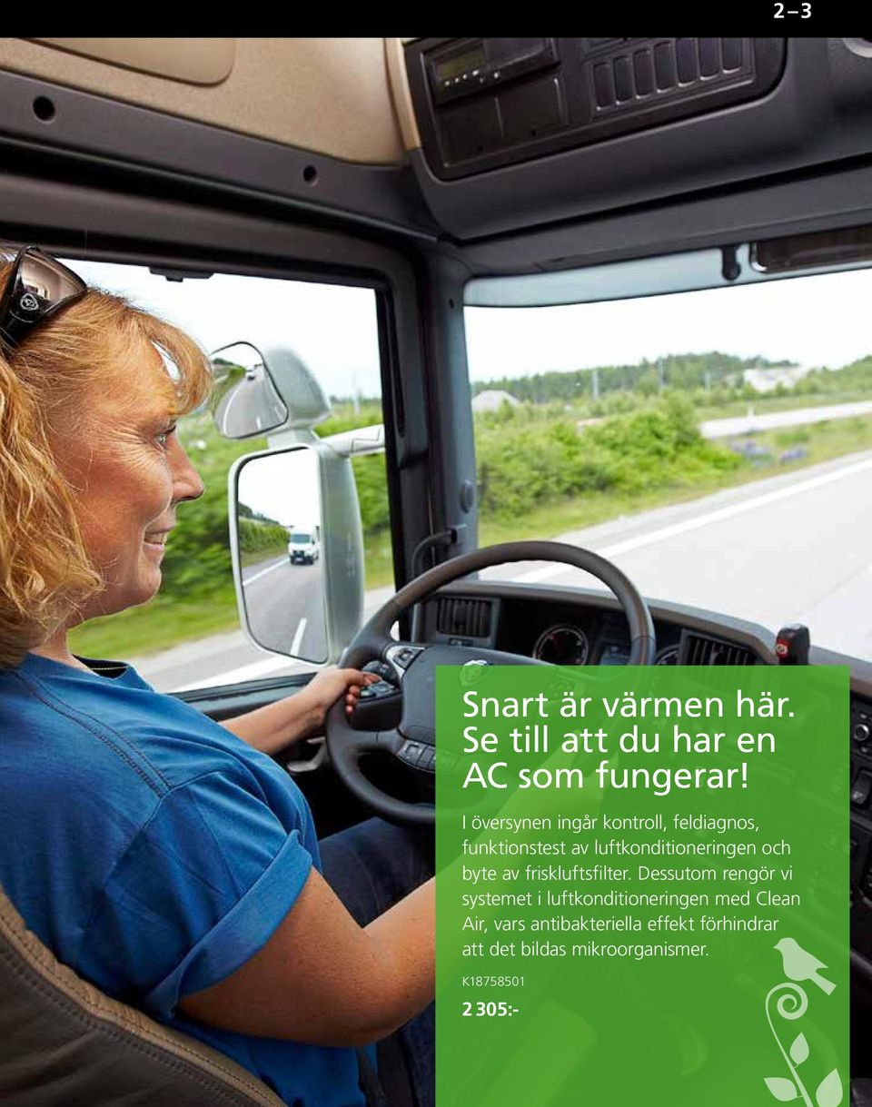 byte av friskluftsfilter.