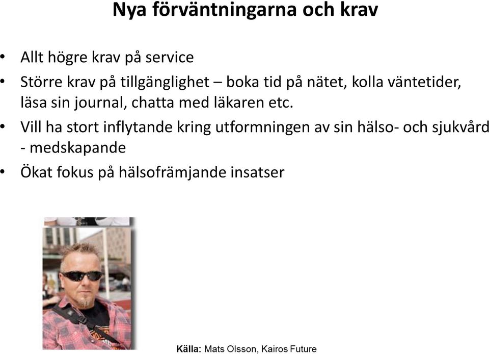 chatta med läkaren etc.