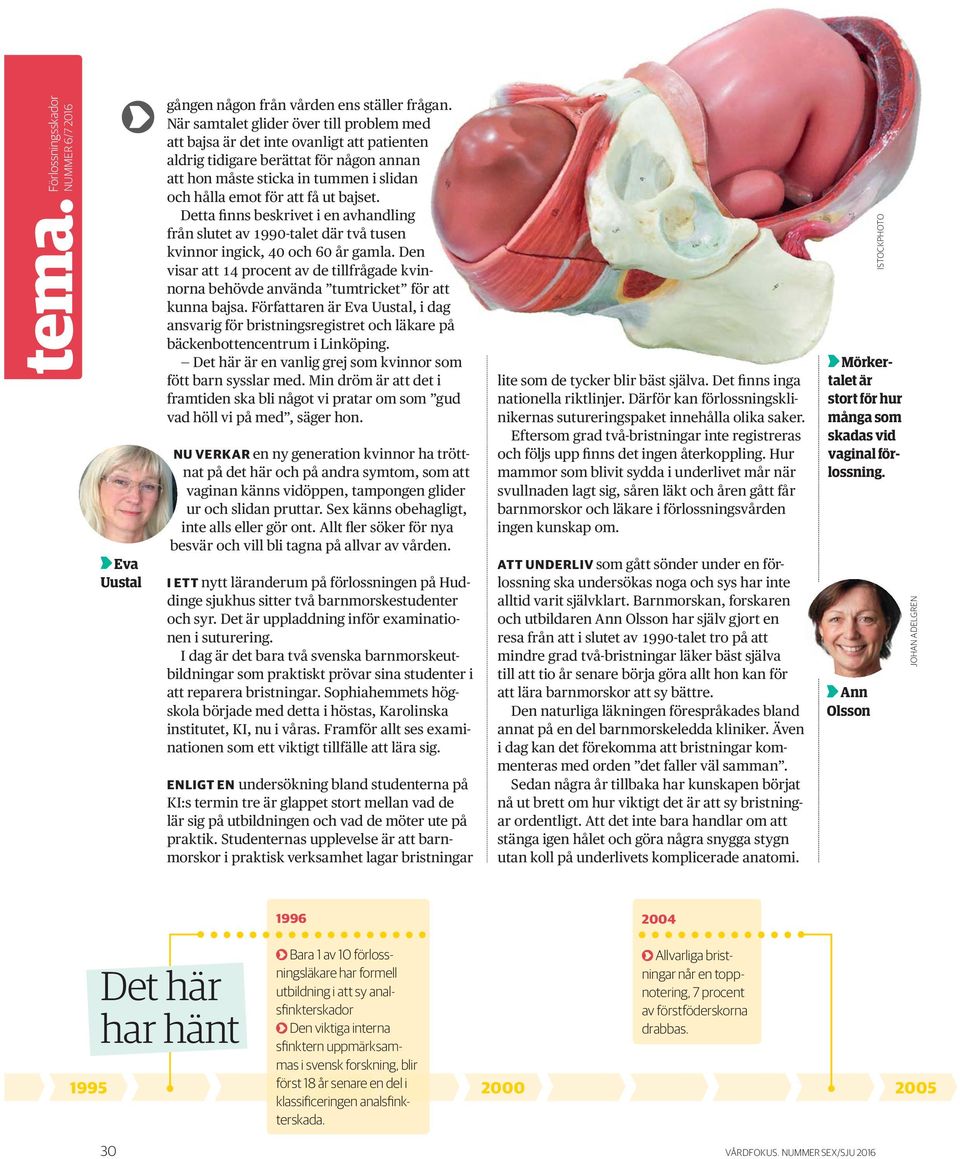 bajset. Detta finns beskrivet i en avhandling från slutet av 1990-talet där två tusen kvinnor ingick, 40 och 60 år gamla.