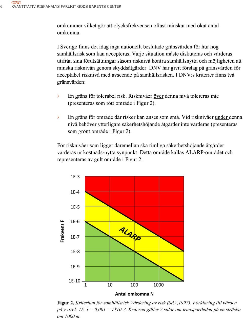 Varje situation måste diskuteras och värderas utifrån sina förutsättningar såsom risknivå kontra samhällsnytta och möjligheten att minska risknivån genom skyddsåtgärder.