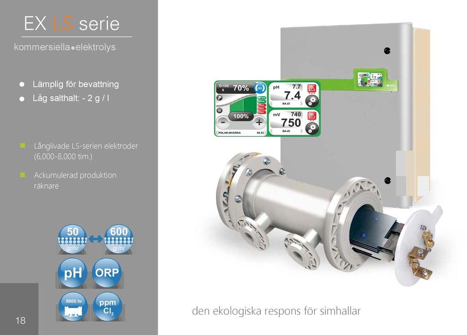 4 BAJO 740 750 BAJO Långlivade LS-serien elektroder (6,000-8,000 tim.