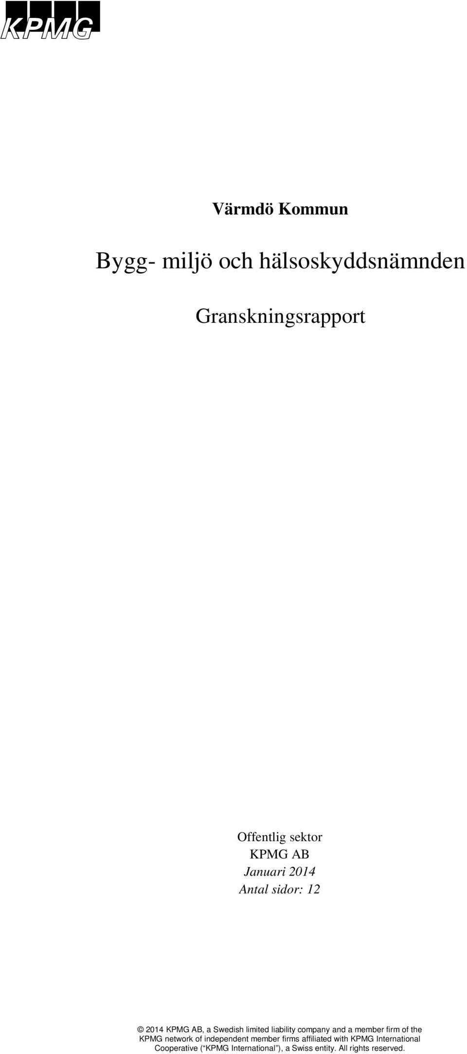 Granskningsrapport