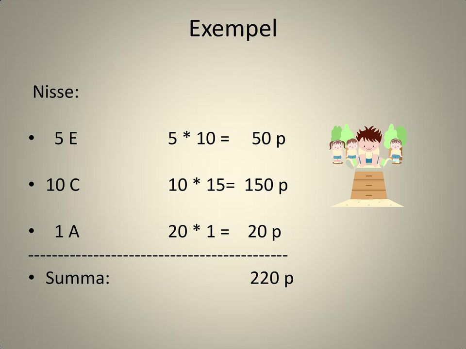 1 = 20 p