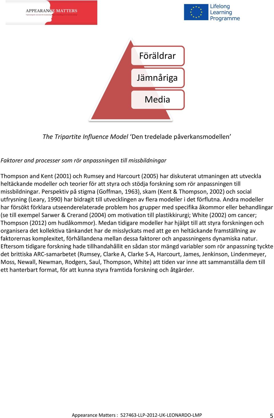 Perspektiv på stigma (Goffman, 1963), skam (Kent & Thompson, 2002) och social utfrysning (Leary, 1990) har bidragit till utvecklingen av flera modeller i det förflutna.