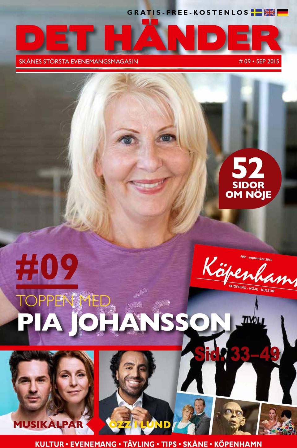 TOPPEN MED PIA JOHANSSON SHOPPING - NÖJE - KULTUR Sid.