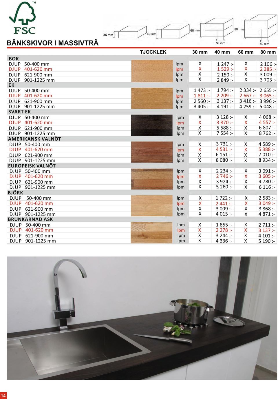 mm DJUP 401-620 mm DJUP 621-900 mm 14 30 mm 1 473 :1 811 :2 560 :3 405 :- 40 mm 1 247 :1 529 :2 150 :2 849 :1 794 :2 209 :3 137 :4 191 :- 60 mm 80 mm 2 106 :2 385 :3 009 :3 703 :- 2 334 :2 667 :3 416