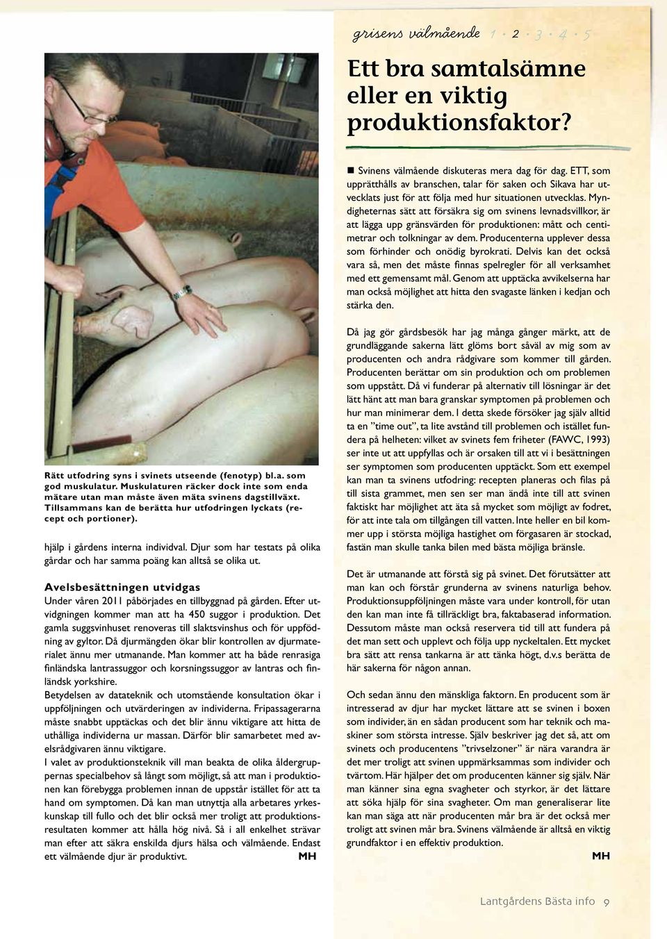Myndigheternas sätt att försäkra sig om svinens levnadsvillkor, är att lägga upp gränsvärden för produktionen: mått och centimetrar och tolkningar av dem.