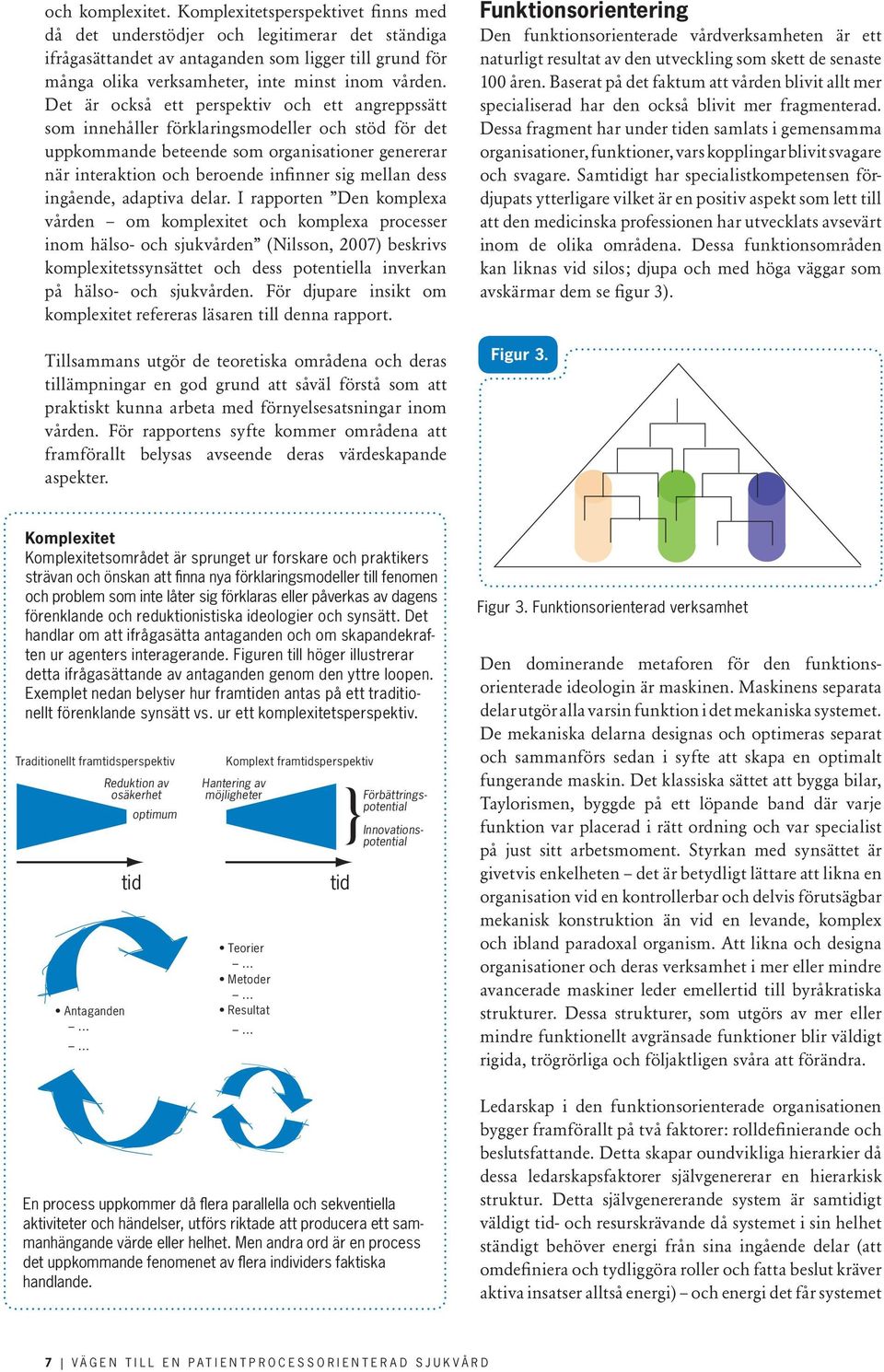 Det är också ett perspektiv och ett angreppssätt som innehåller förklaringsmodeller och stöd för det uppkommande beteende som organisationer genererar när interaktion och beroende infinner sig mellan