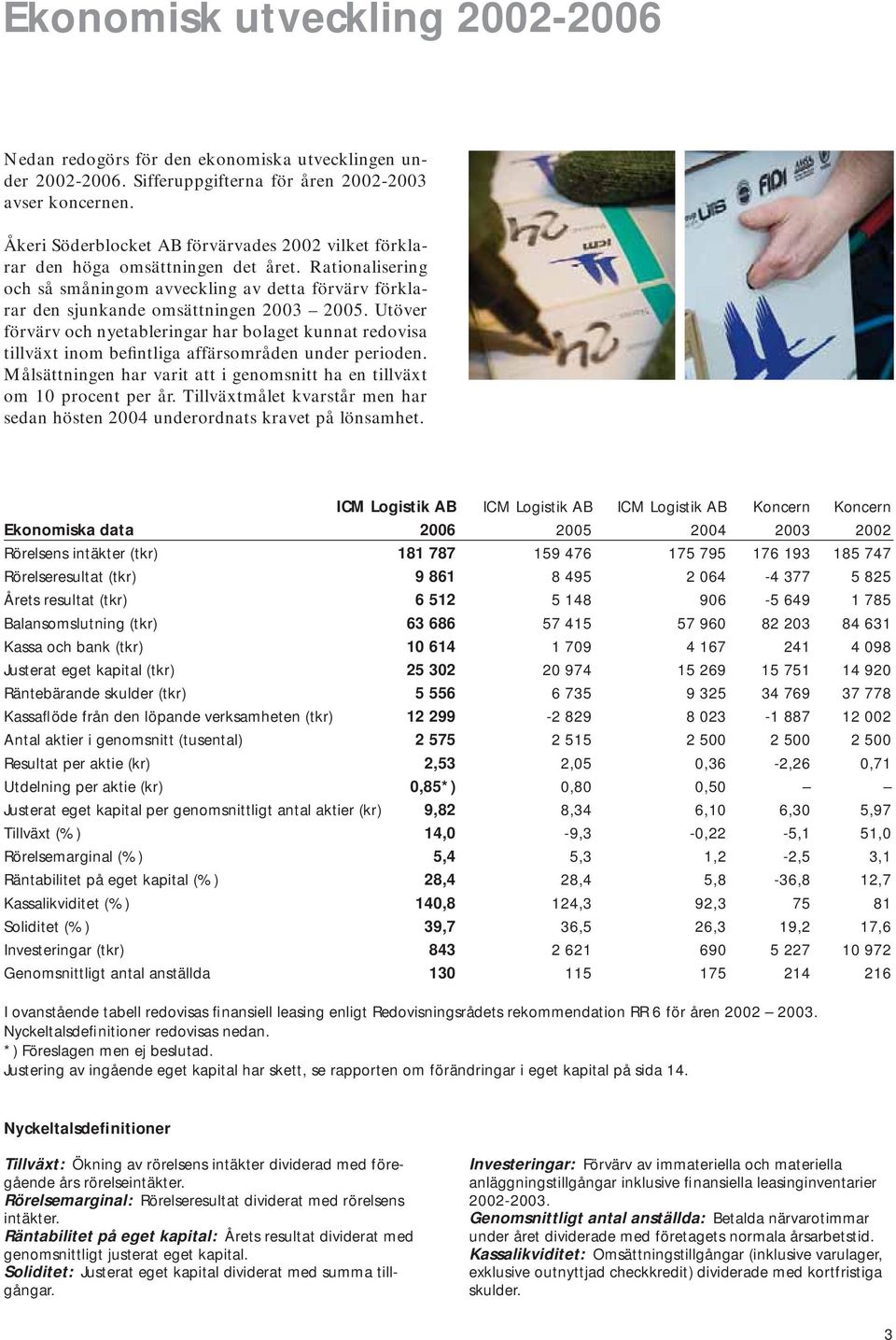 Utöver förvärv och nyetableringar har bolaget kunnat redovisa tillväxt inom befintliga affärsområden under perioden. Målsättningen har varit att i genomsnitt ha en tillväxt om 10 procent per år.