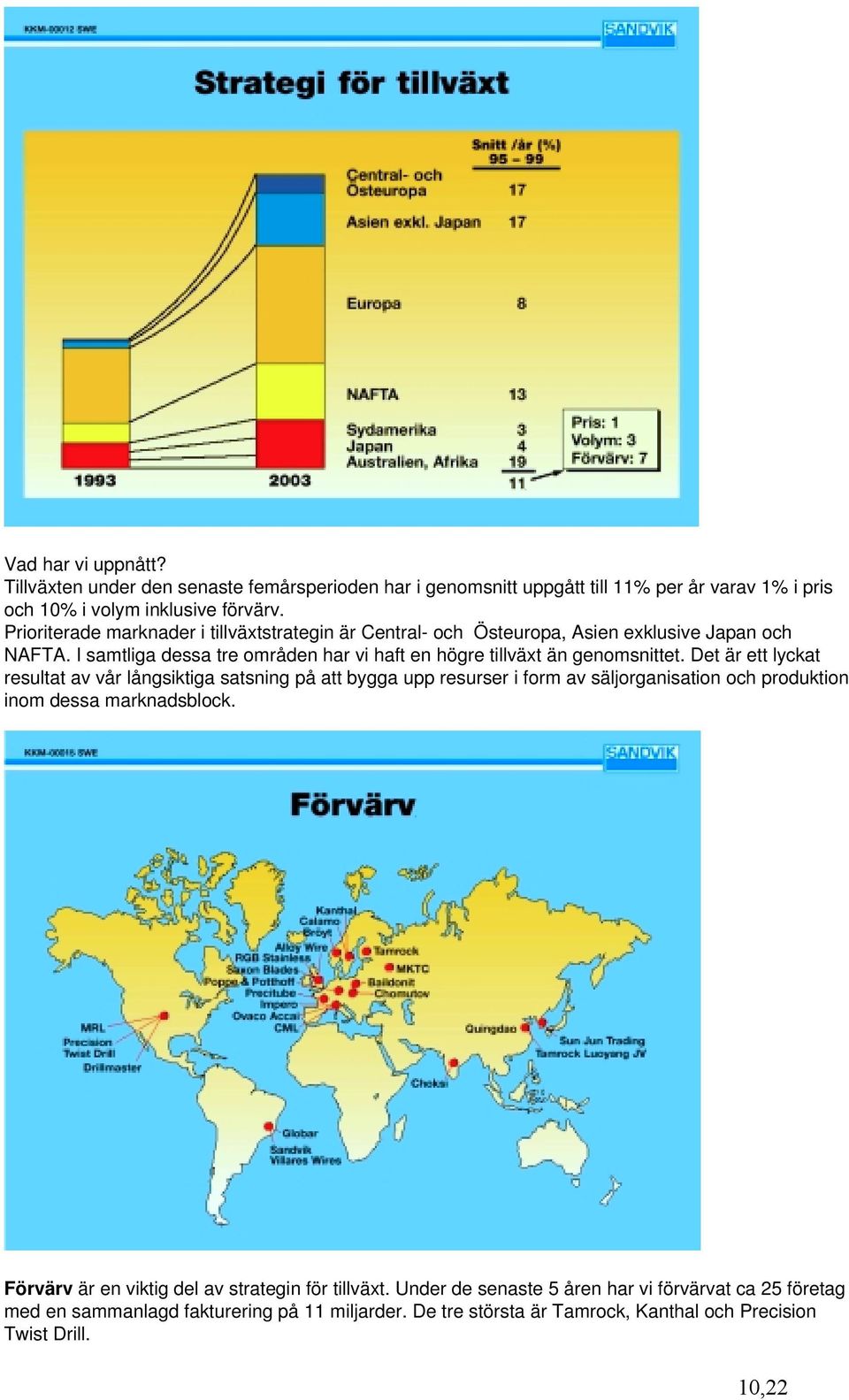 I samtliga dessa tre områden har vi haft en högre tillväxt än genomsnittet.