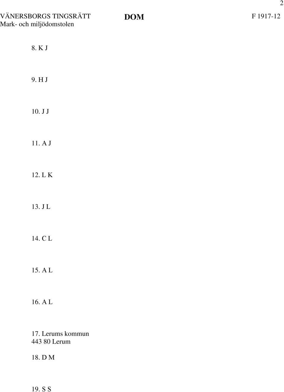 J J 11. A J 12. L K 13. J L 14. C L 15.