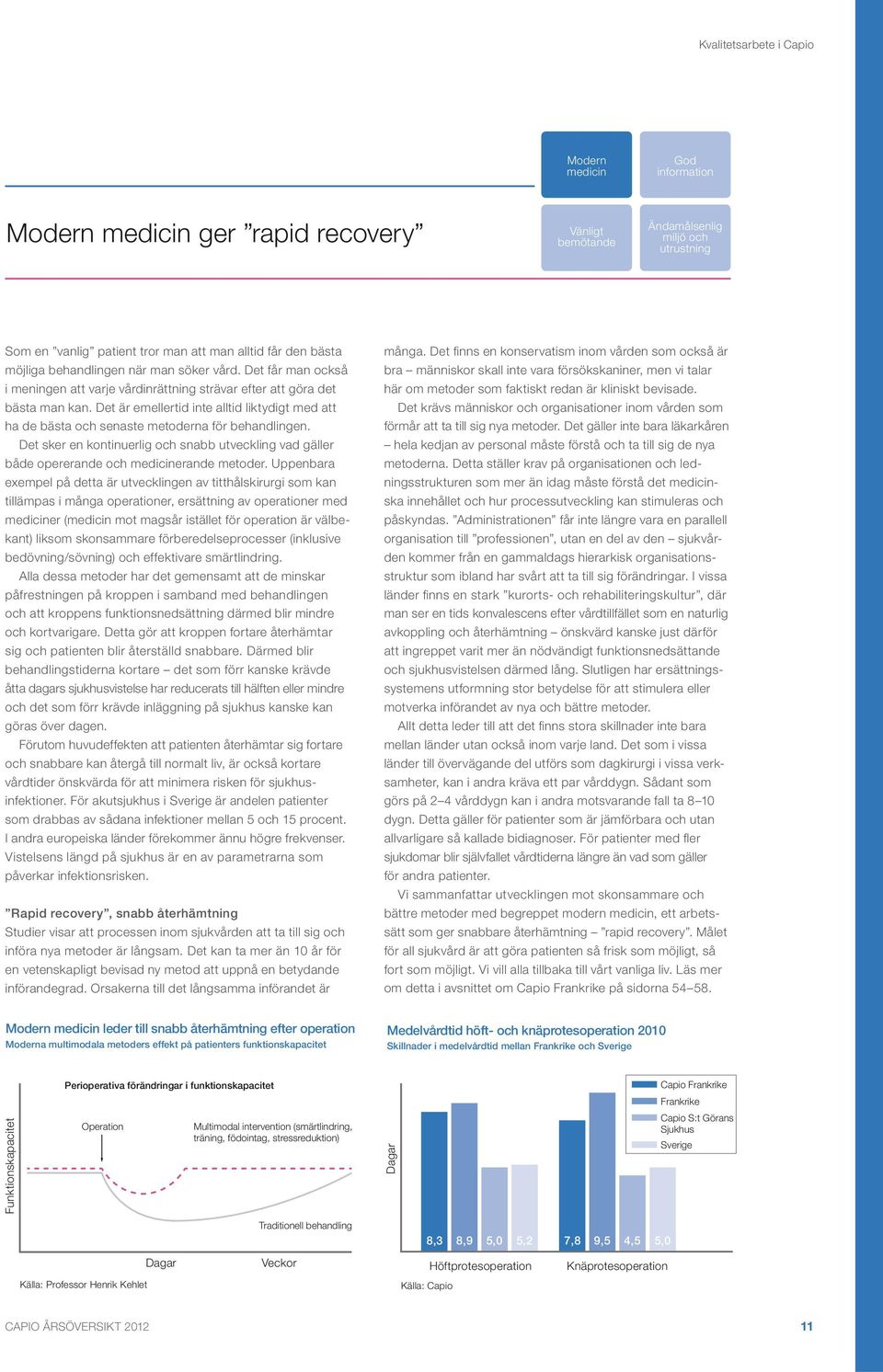 Det är emellertid inte alltid liktydigt med att ha de bästa och senaste metoderna för behandlingen. Det sker en kontinuerlig och snabb utveckling vad gäller både opererande och medicinerande metoder.