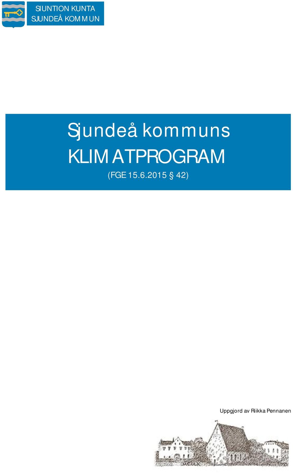 KLIMATPROGRAM (FGE 15.6.