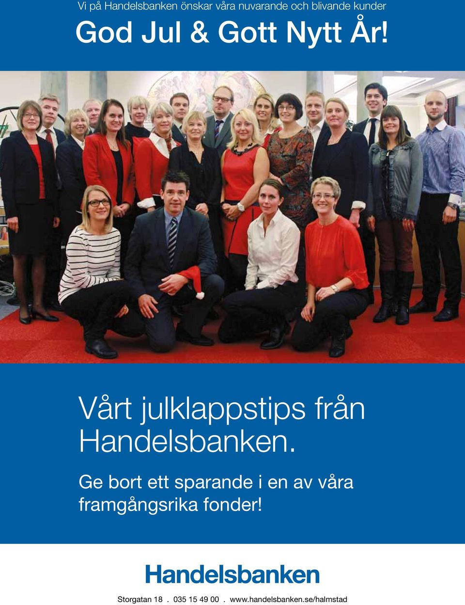 Vårt julklappstips från Handelsbanken.