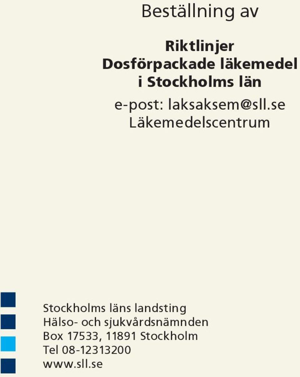 se Läkemedelscentrum Stockholms läns landsting Hälso-