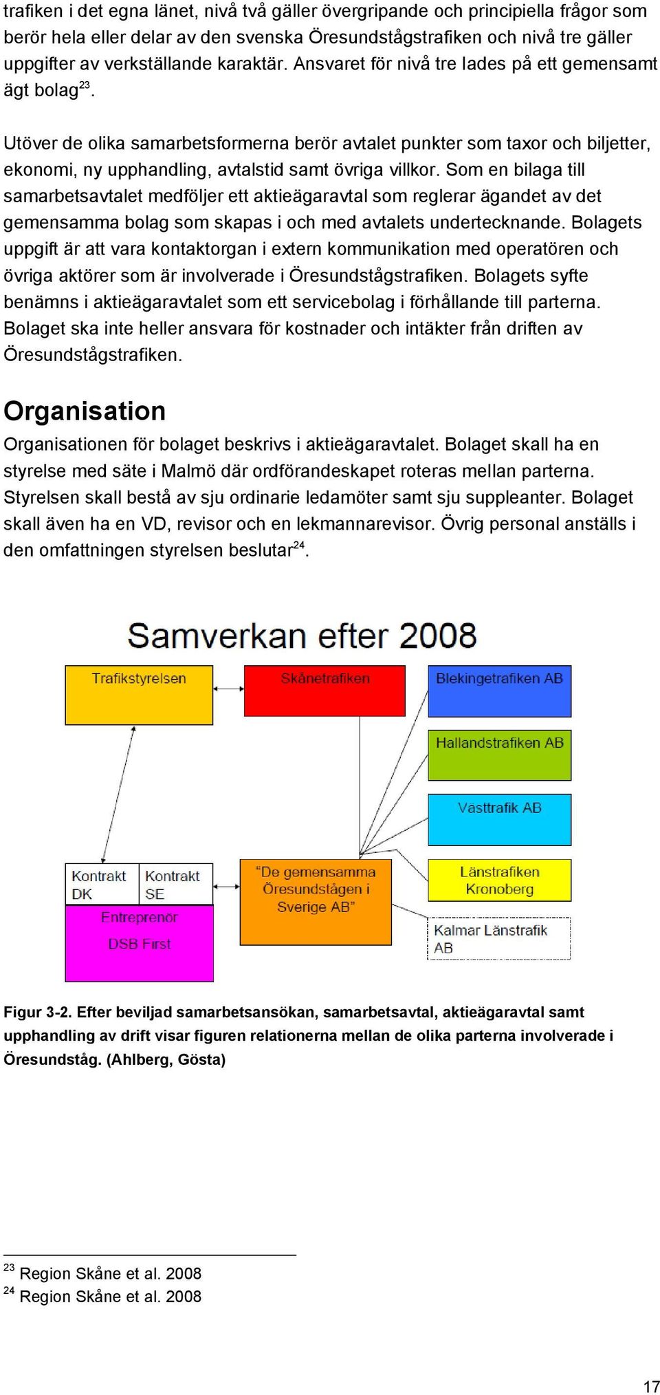 Som en bilaga till samarbetsavtalet medföljer ett aktieägaravtal som reglerar ägandet av det gemensamma bolag som skapas i och med avtalets undertecknande.