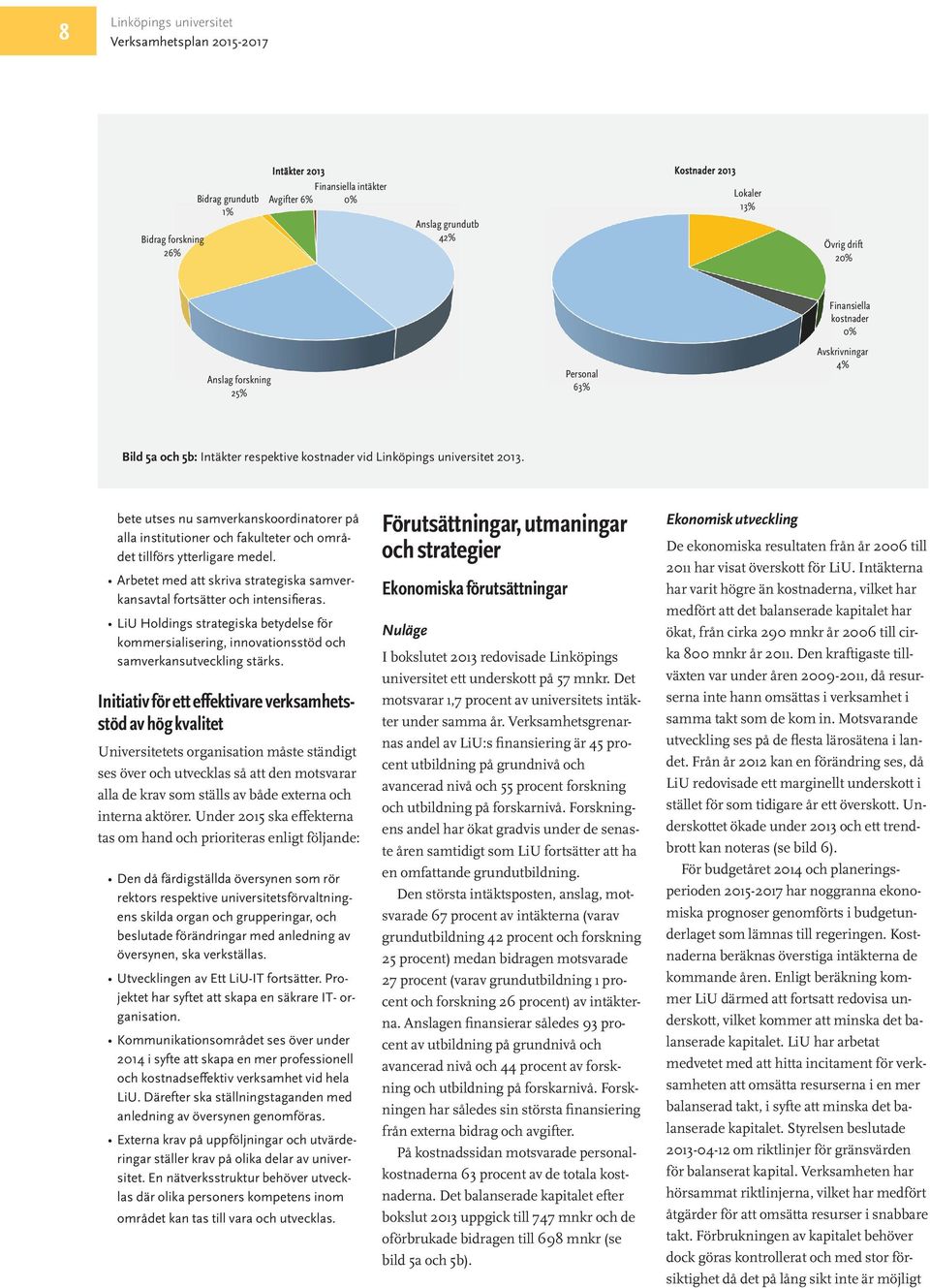 bete utses nu samverkanskoordinatorer på alla institutioner och fakulteter och området tillförs ytterligare medel. Arbetet med att skriva strategiska samverkansavtal fortsätter och intensifi eras.