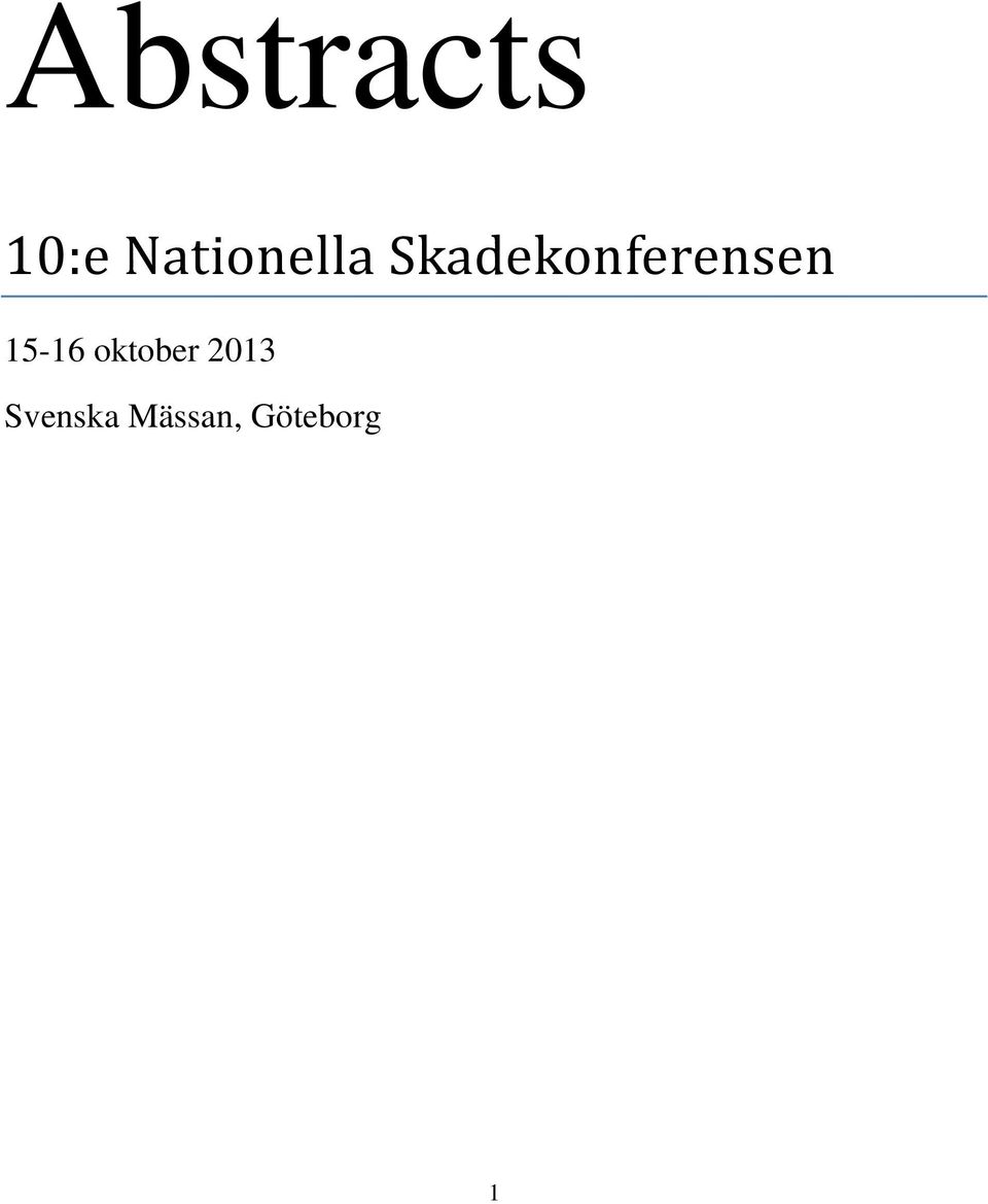 Skadekonferensen