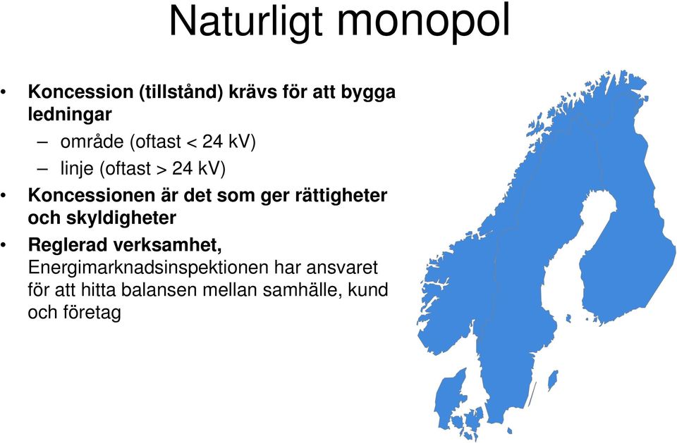 ger rättigheter och skyldigheter Reglerad verksamhet,