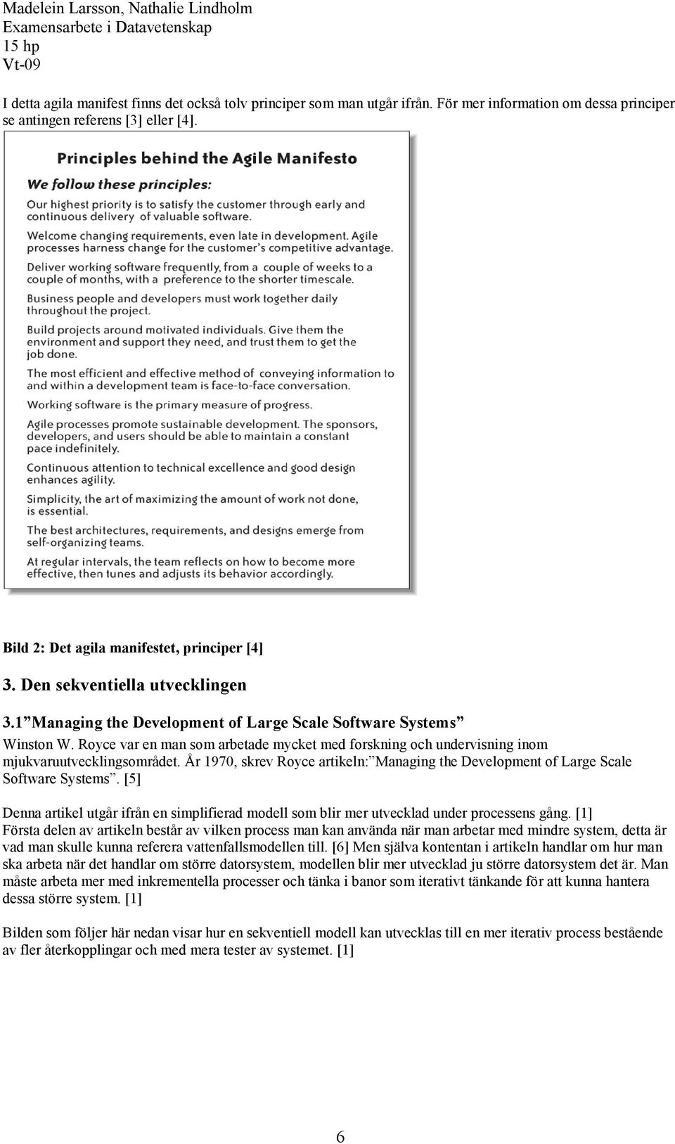 Royce var en man som arbetade mycket med forskning och undervisning inom mjukvaruutvecklingsområdet. År 1970, skrev Royce artikeln: Managing the Development of Large Scale Software Systems.