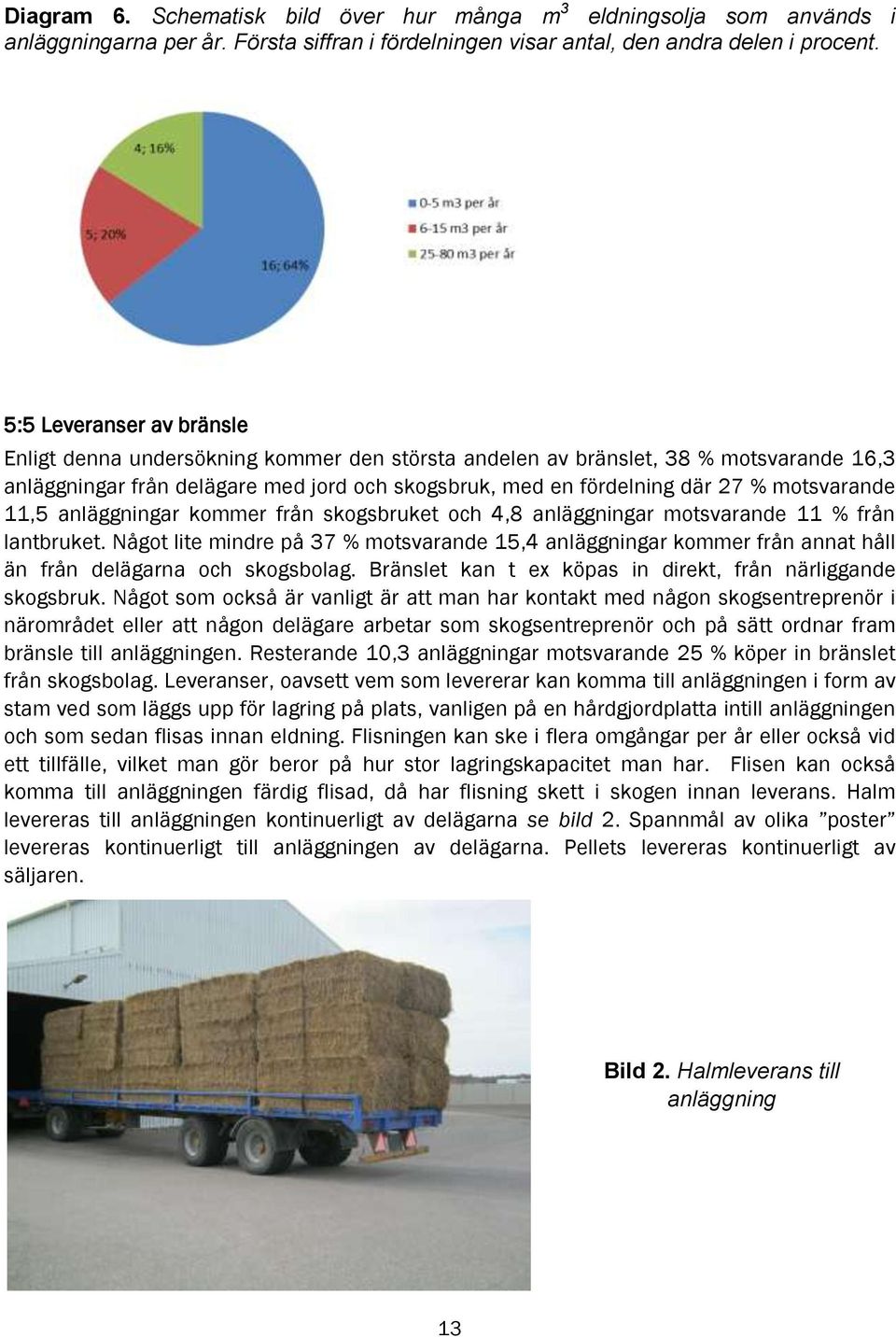 motsvarande 11,5 anläggningar kommer från skogsbruket och 4,8 anläggningar motsvarande 11 % från lantbruket.