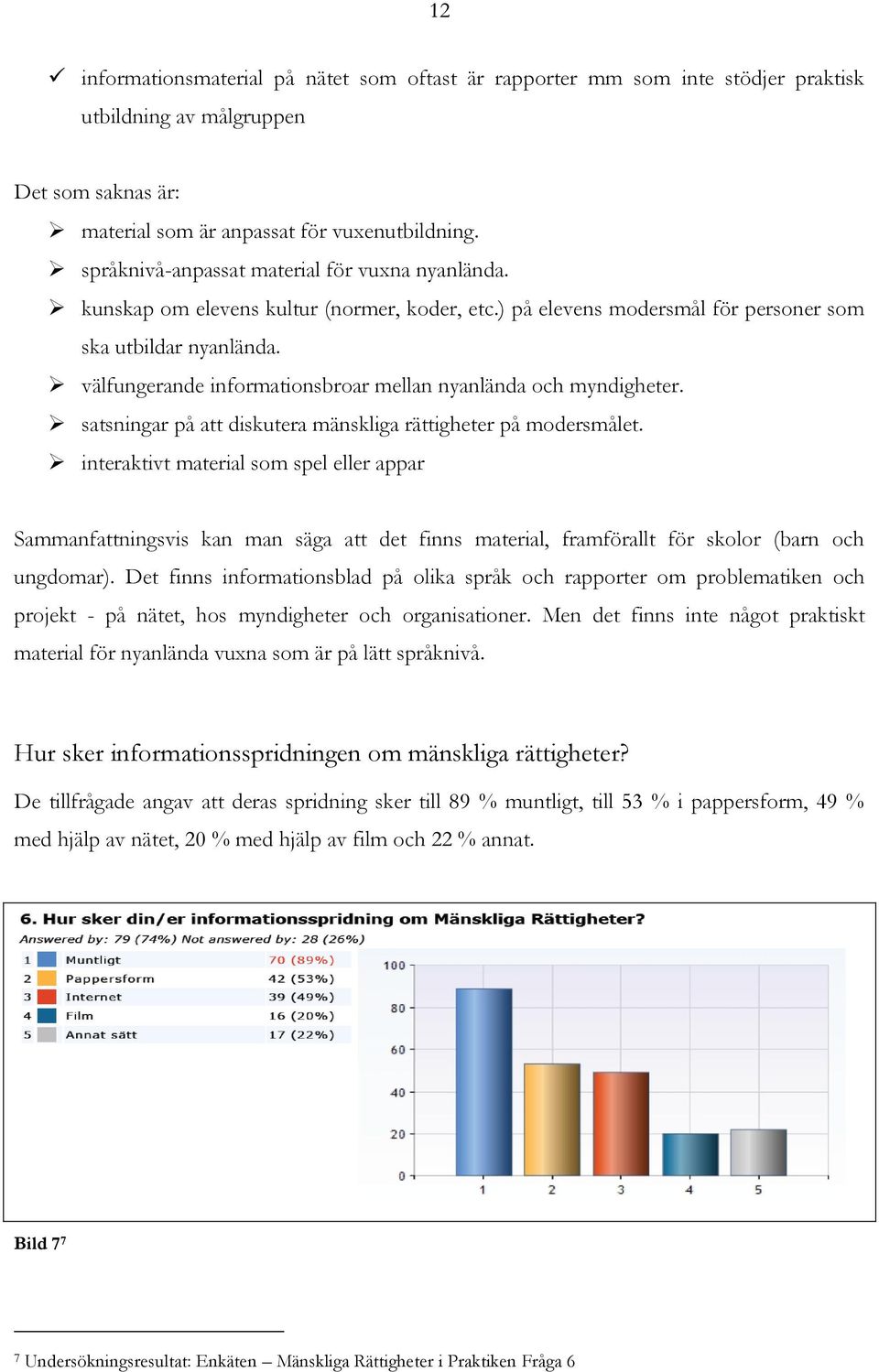 välfungerande informationsbroar mellan nyanlända och myndigheter. satsningar på att diskutera mänskliga rättigheter på modersmålet.