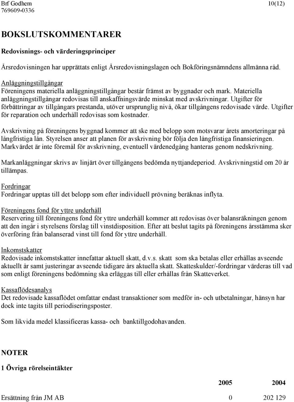 Utgifter för förbättringar av tillgångars prestanda, utöver ursprunglig nivå, ökar tillgångens redovisade värde. Utgifter för reparation och underhåll redovisas som kostnader.