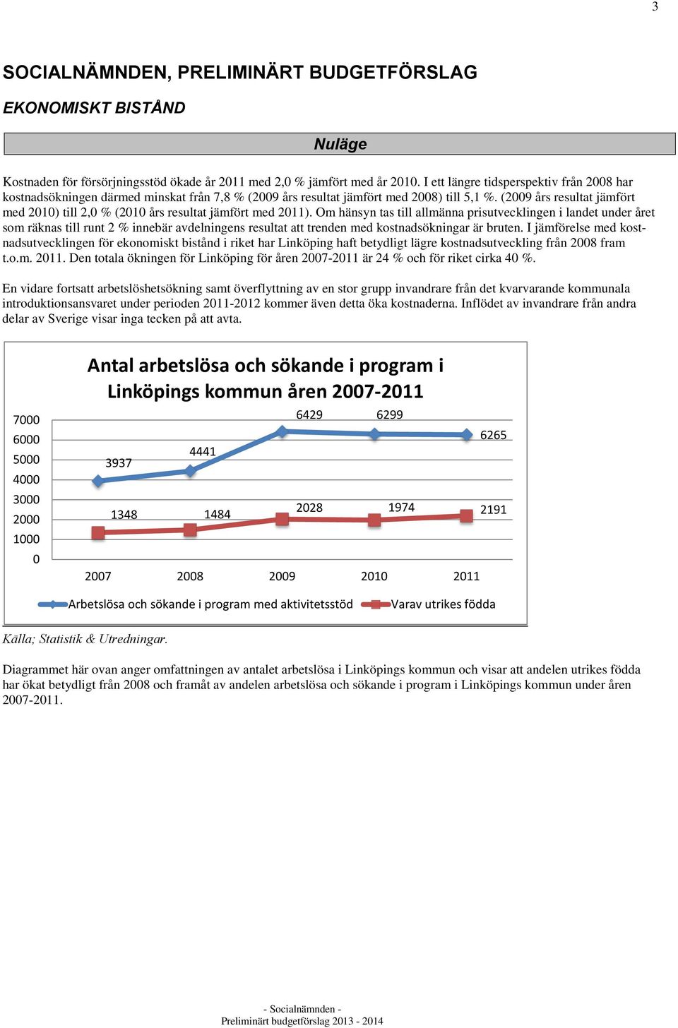 (2009 års resultat jämfört med 2010) till 2,0 % (2010 års resultat jämfört med 2011).