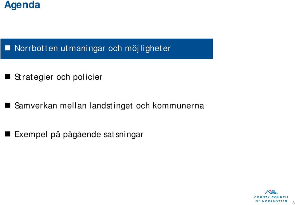 Samverkan mellan landstinget och