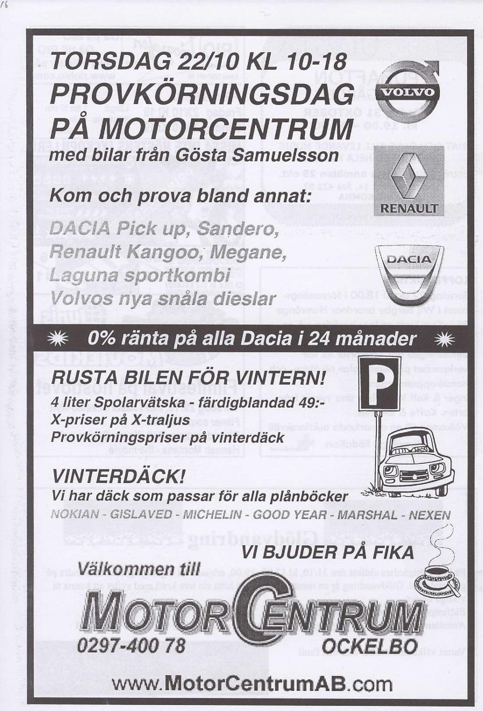 \# RUSTA BILEN FOR VINTERN!