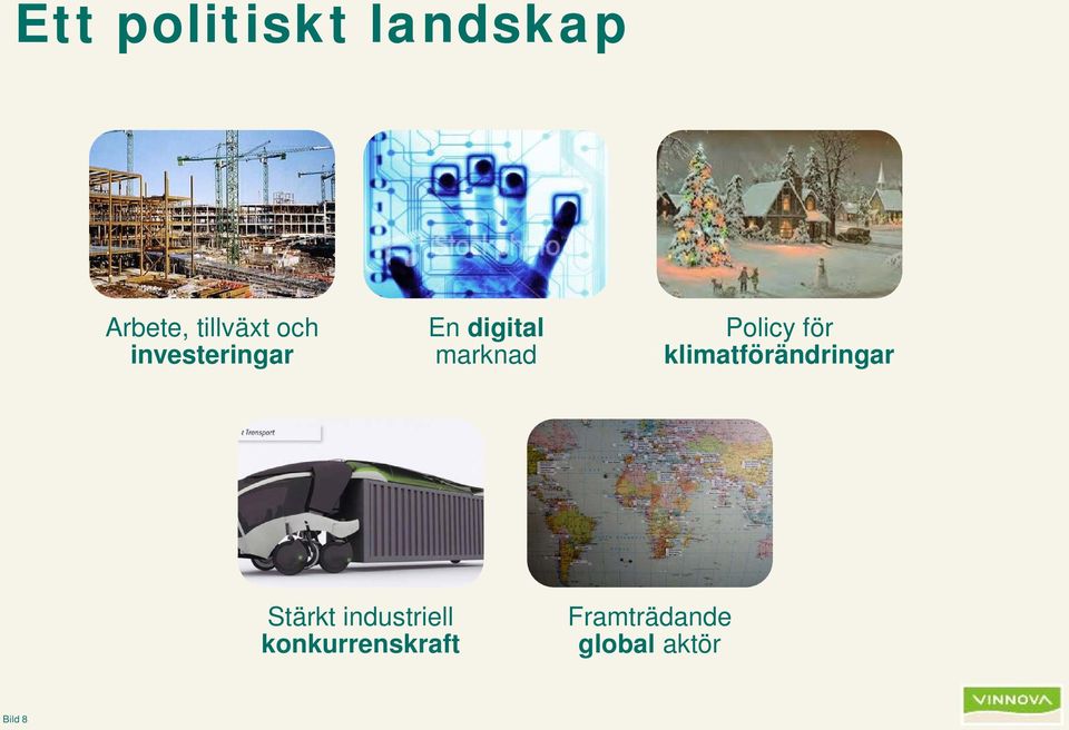 klimatförändringar Stärkt industriell