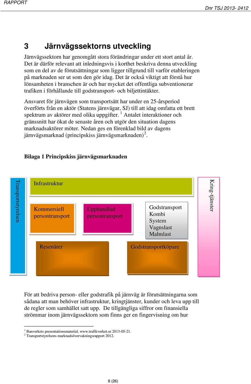 Det är också viktigt att förstå hur lönsamheten i branschen är och hur mycket det offentliga subventionerar trafiken i förhållande till godstransport- och biljettintäkter.