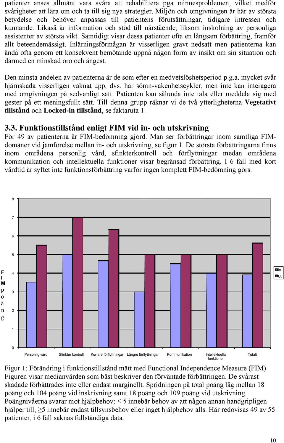 Likaså är information och stöd till närstående, liksom inskolning av personliga assistenter av största vikt. Samtidigt visar dessa patienter ofta en långsam förbättring, framför allt beteendemässigt.