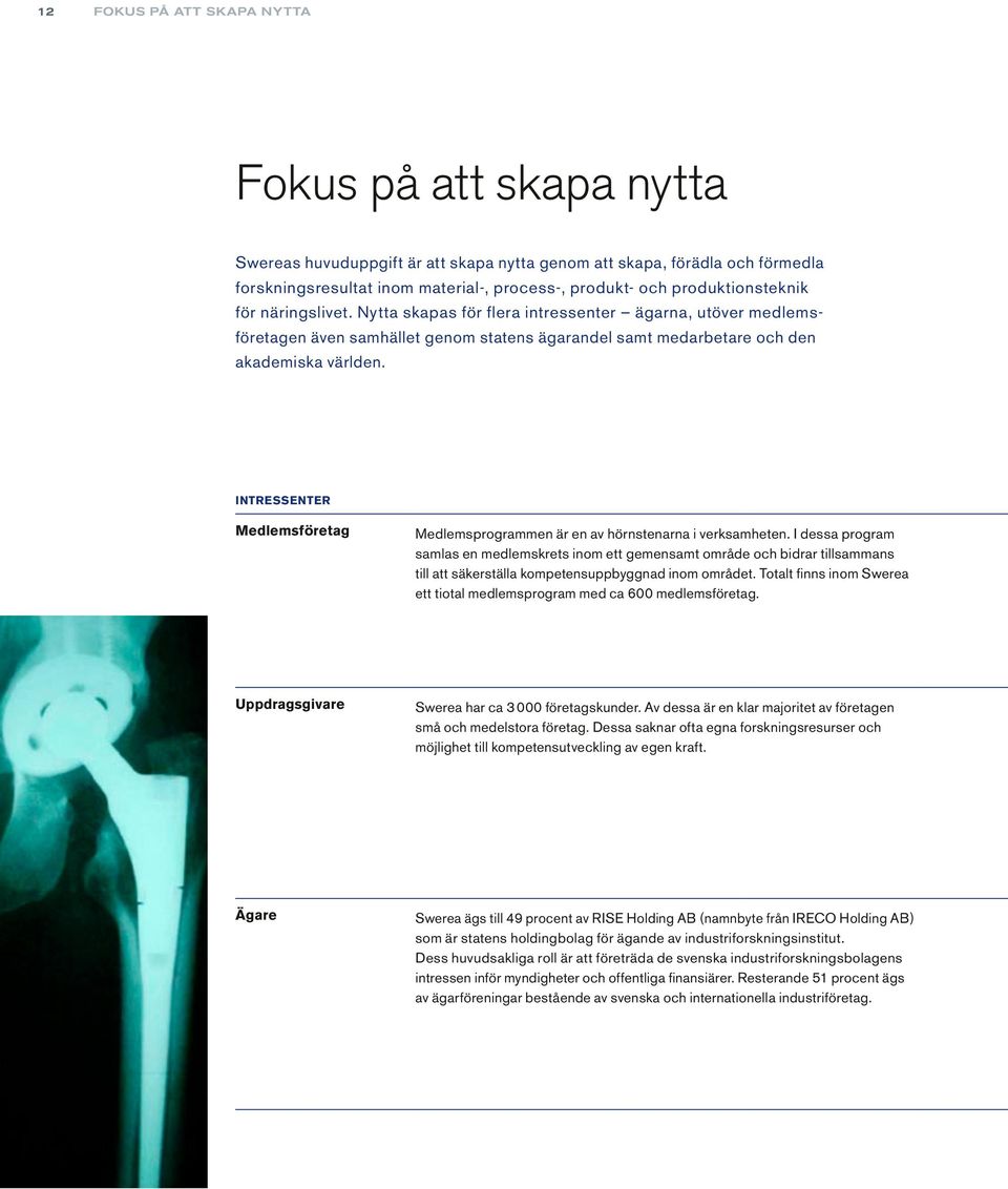 Intressenter Medlemsföretag Medlemsprogrammen är en av hörnstenarna i verksamheten.