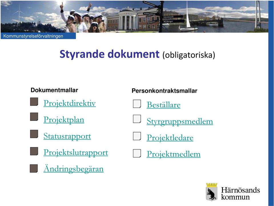 Projektslutrapport Ändringsbegäran