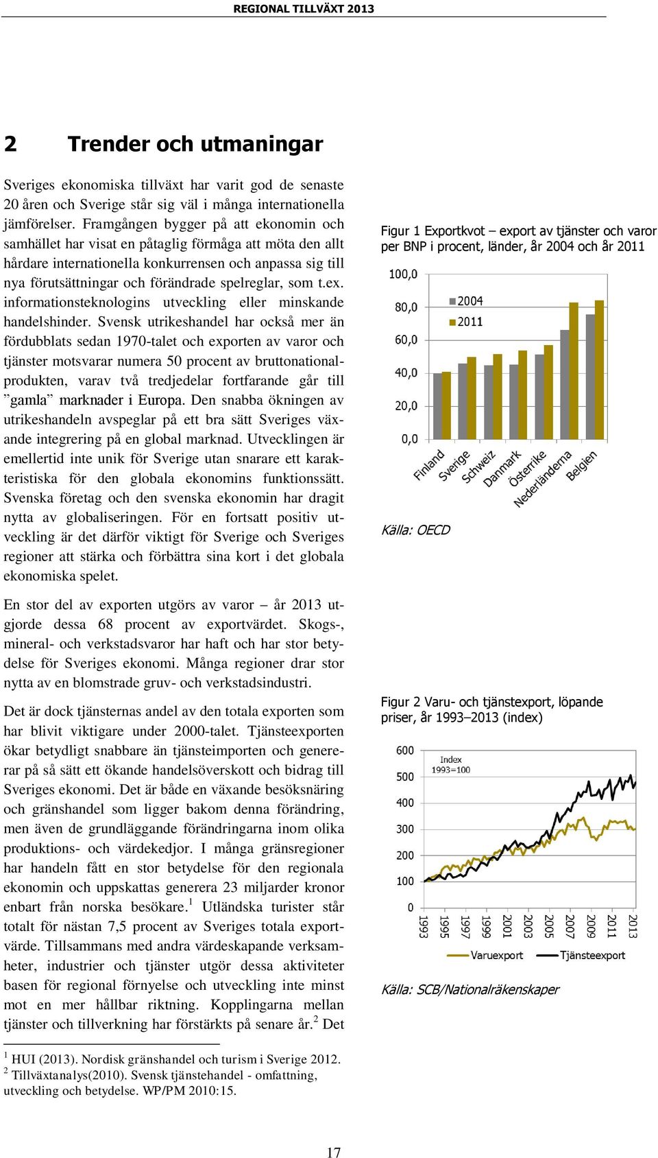 spelreglar, som t.ex. informationsteknologins utveckling eller minskande handelshinder.