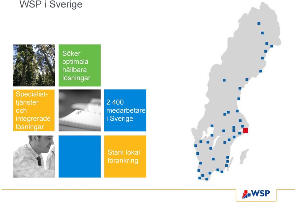 hållbara lösningar 2 400 medarbetare i