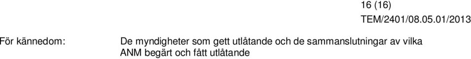 utlåtande och de