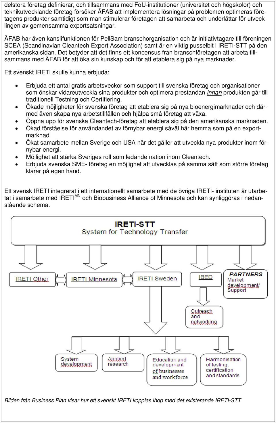 ÄFAB har även kanslifunktionen för PellSam branschorganisation och är initiativtagare till föreningen SCEA (Scandinavian Cleantech Export Association) samt är en viktig pusselbit i IRETI-STT på den