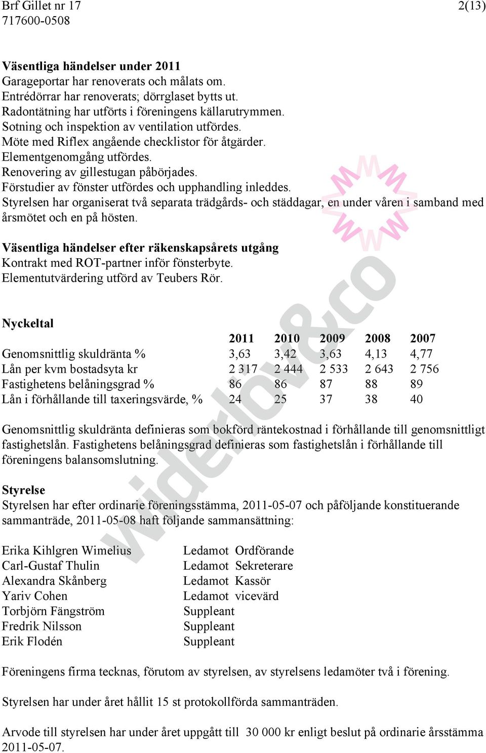 Renovering av gillestugan påbörjades. Förstudier av fönster utfördes och upphandling inleddes.